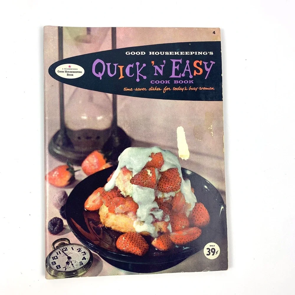 VTG MCM Good Housekeeping Cook‎ Book Lot of 5 Quick n Easy Casserole Salads SEE